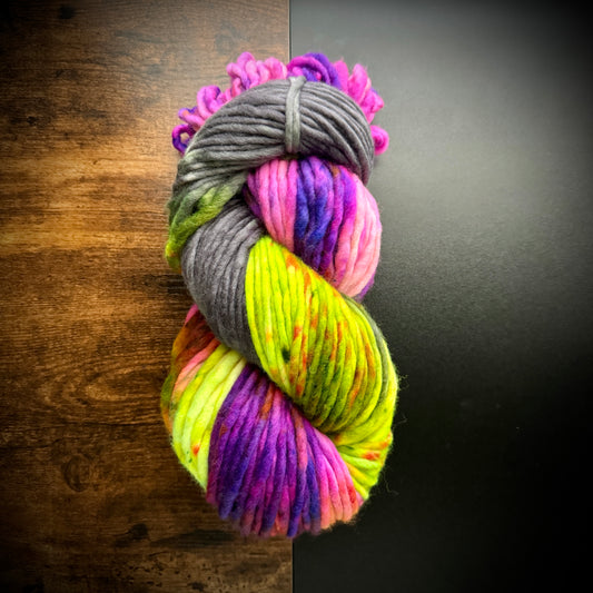 Grungy monster mash | Squish superbulky | Ready to ship