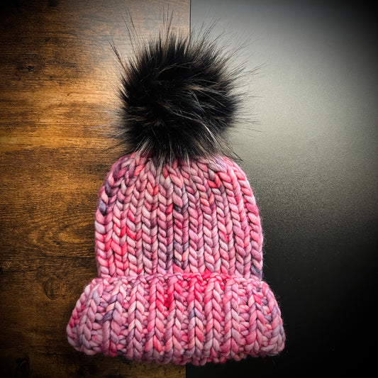 Knit Beanie | Pink